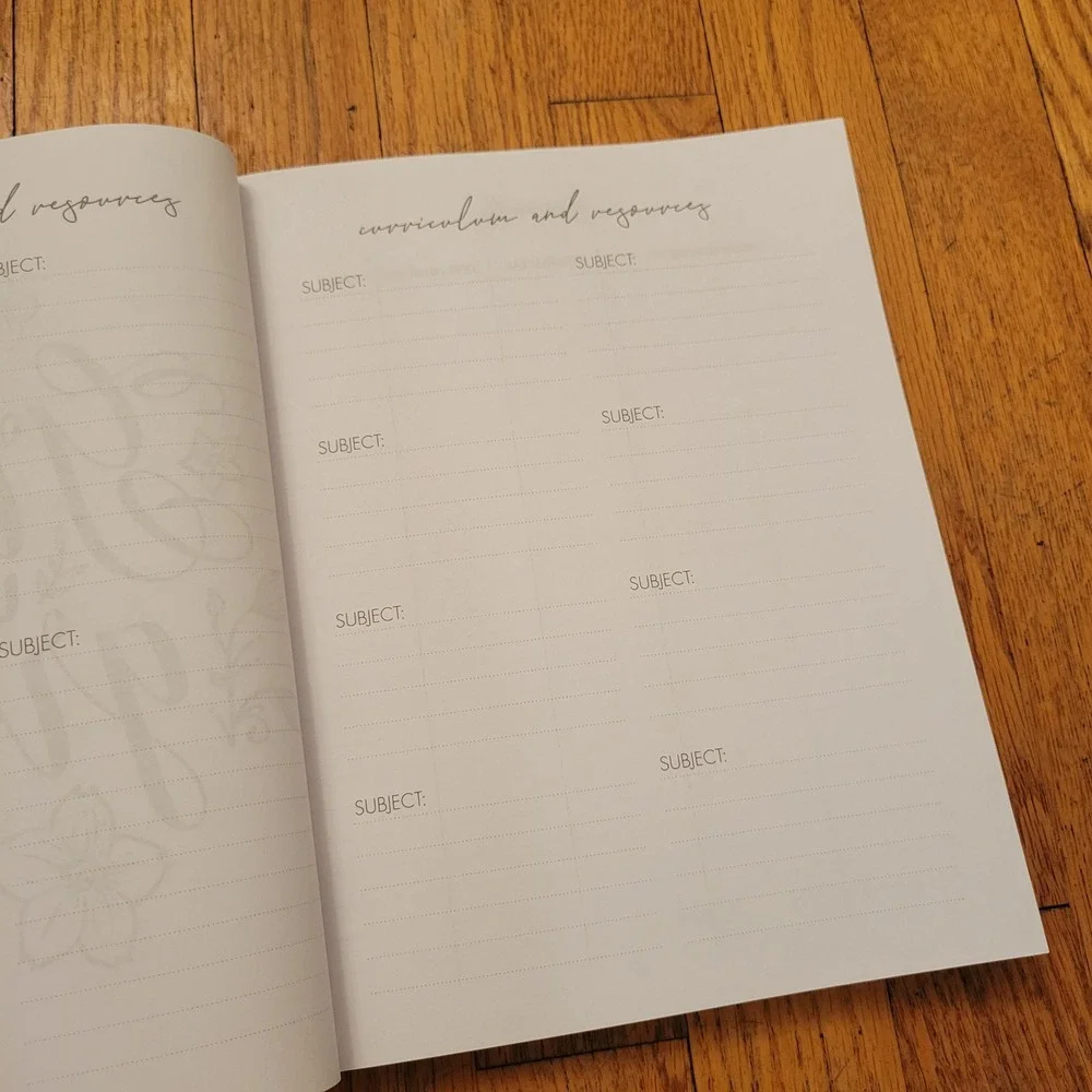 Academy‎ of Excellence Homeschool Planner White Floral FAITH EDITION Proverbs